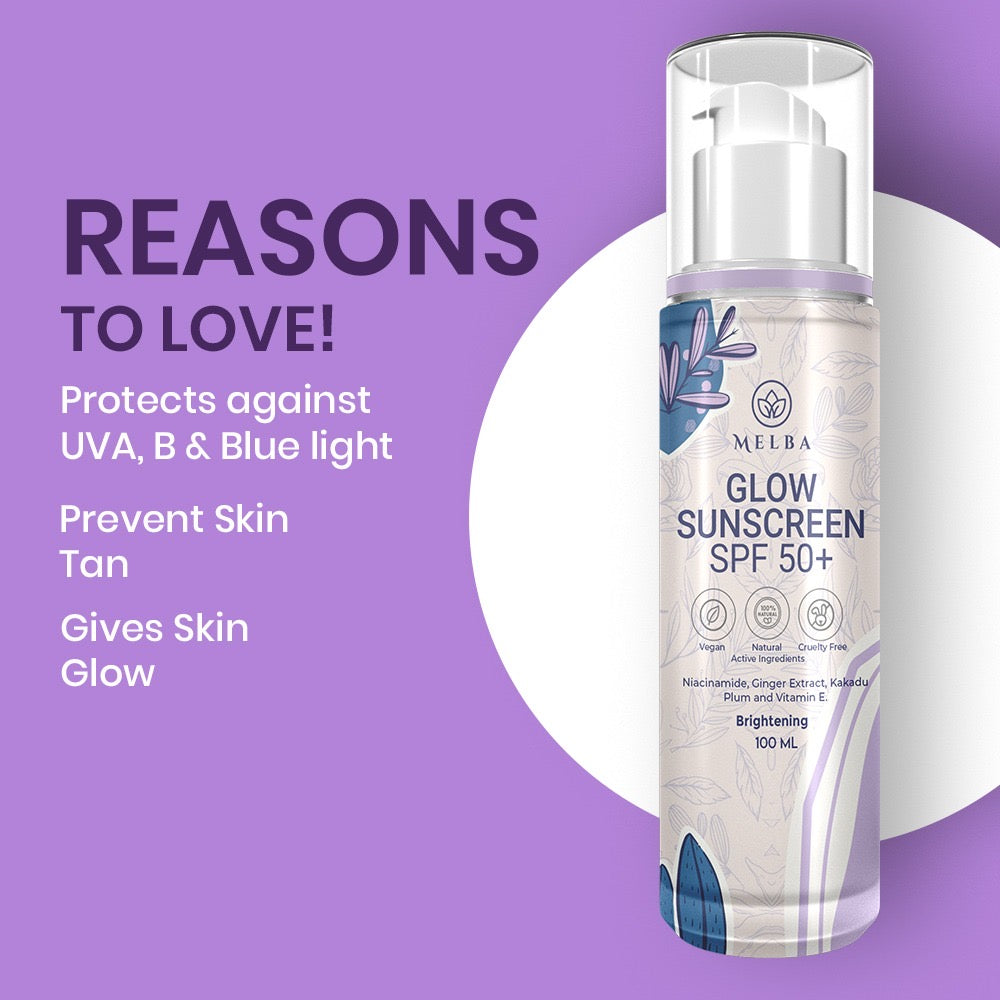 Glow Sunscreen SPF50+