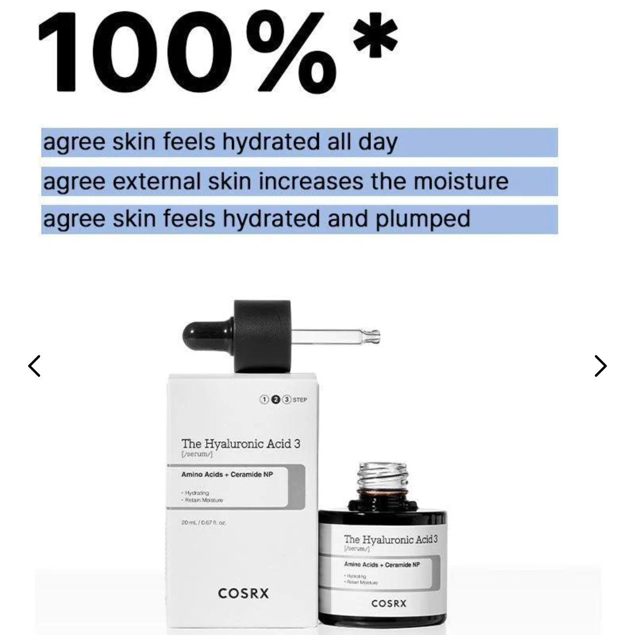 COSRX Hyaluronic Acid 3 Serum (20ml)