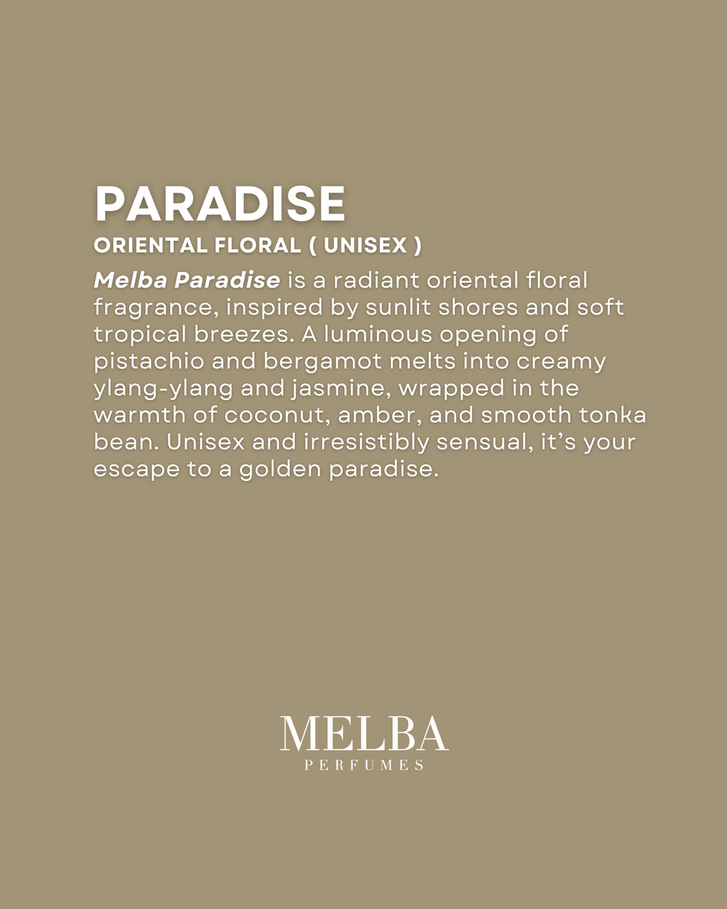 Paradise (Oriental Floral | Unisex)
